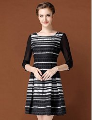 花妖精七分袖連衣裙 優(yōu)雅與靈動的完美融合